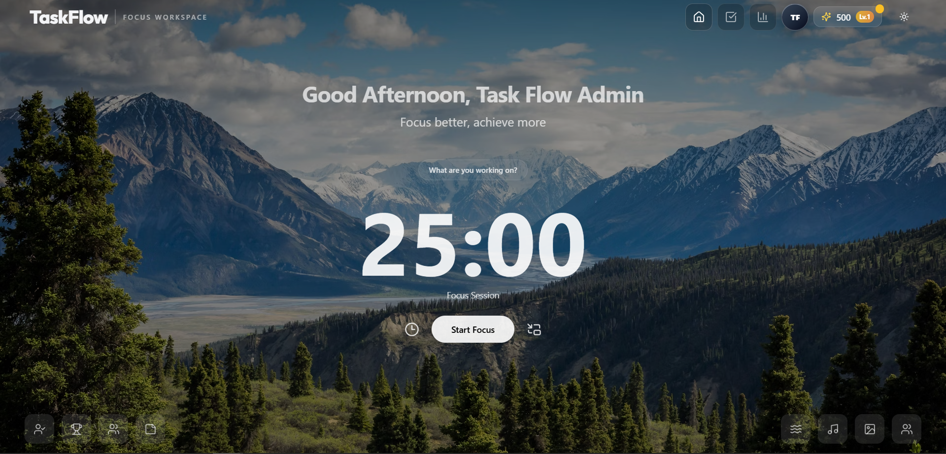 TaskFlow screenshot 1
